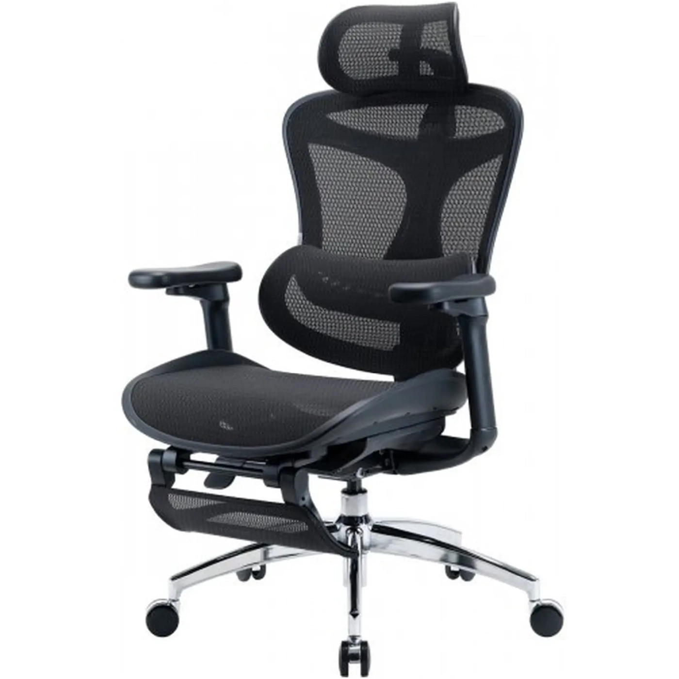 Купить Кресло офисное Sihoo DORO C300L Mesh with footrest Black (DORO-C300L-A3-101-JT) - фото 3