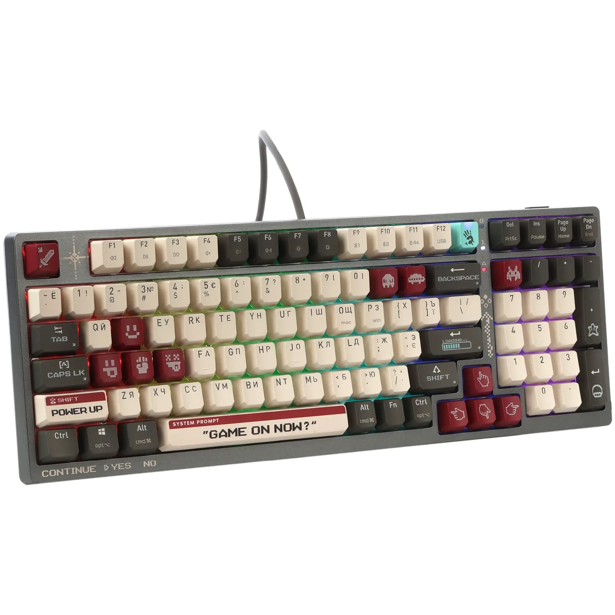 Купить Клавиатура A4Tech Bloody WS98 Pixels Red - фото 2