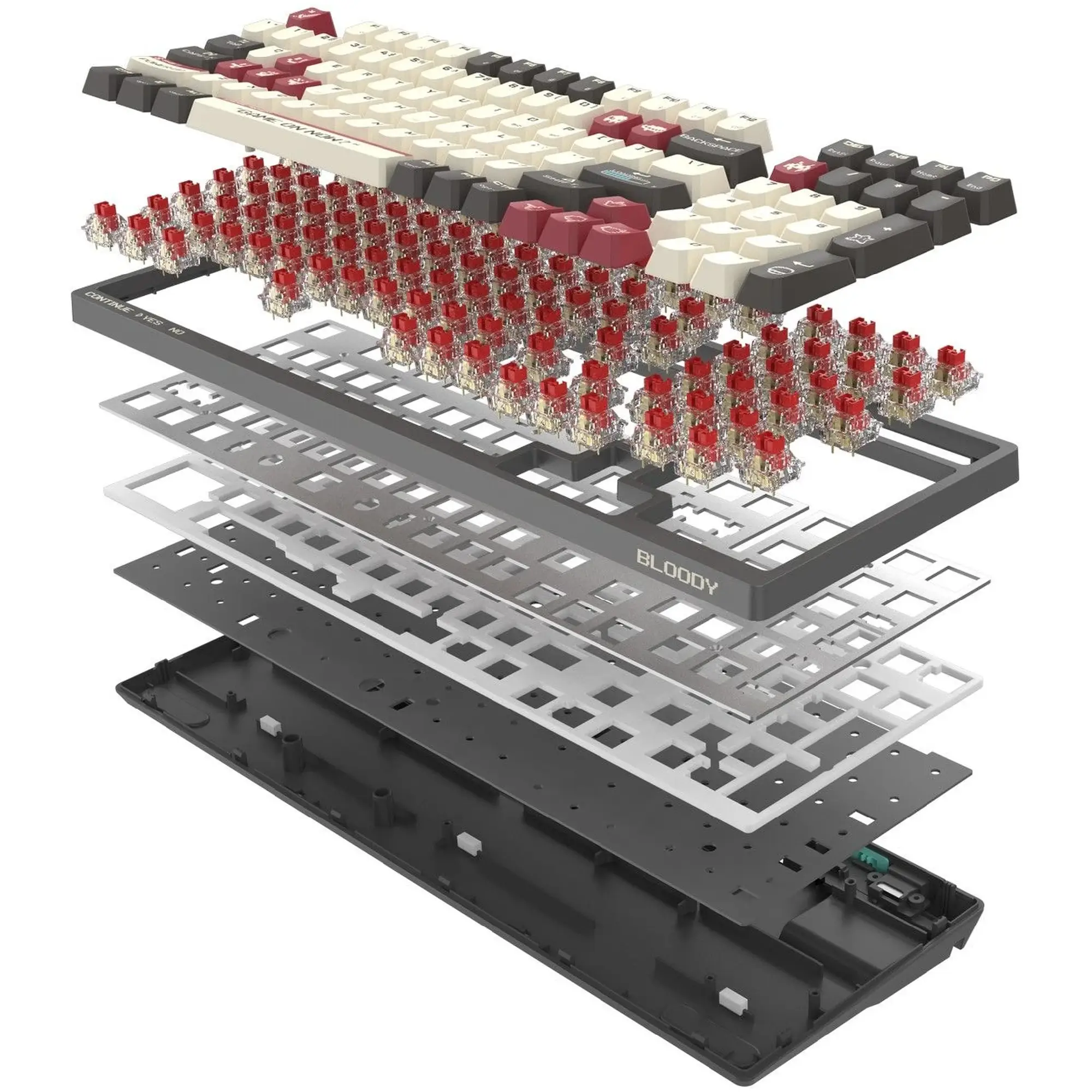 Купить Клавиатура A4Tech Bloody WS98 Pixels Red - фото 9