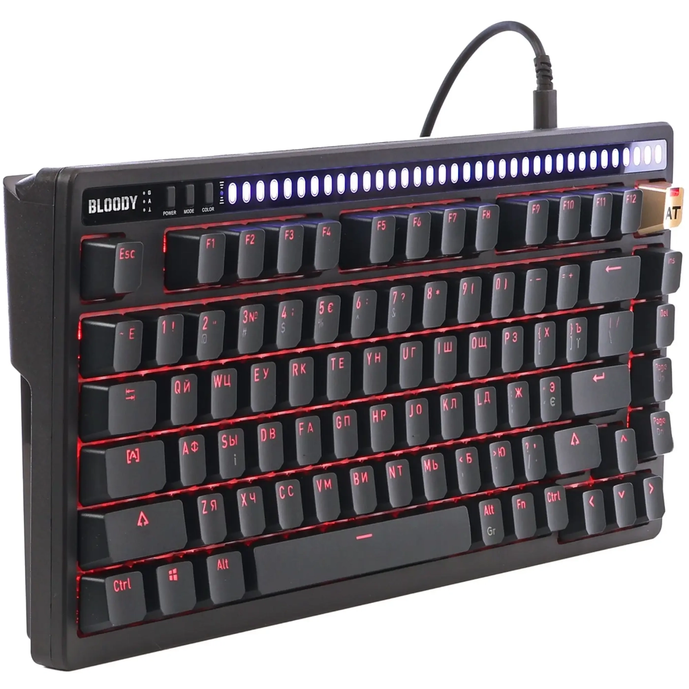 Купити Клавіатура A4Tech Bloody AT75 Black - фото 3