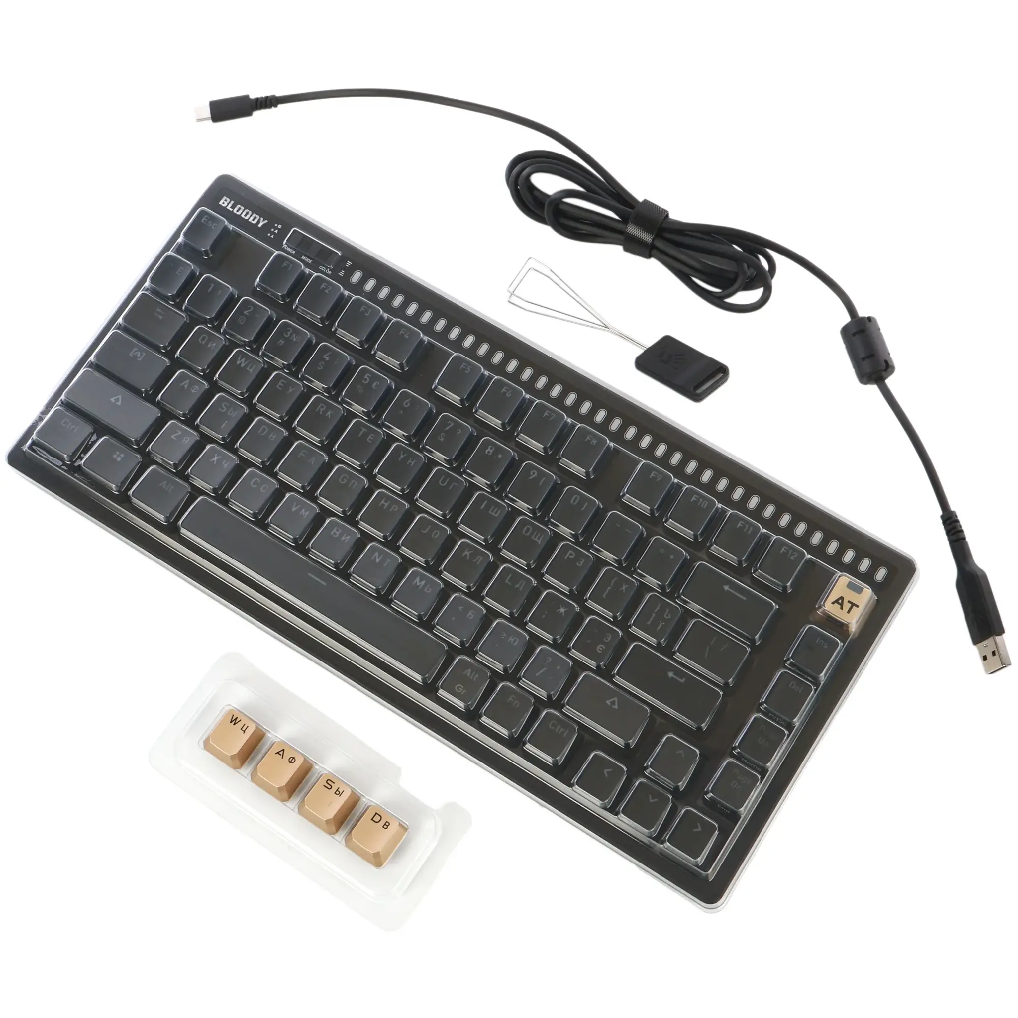 Купити Клавіатура A4Tech Bloody AT75 Black - фото 6