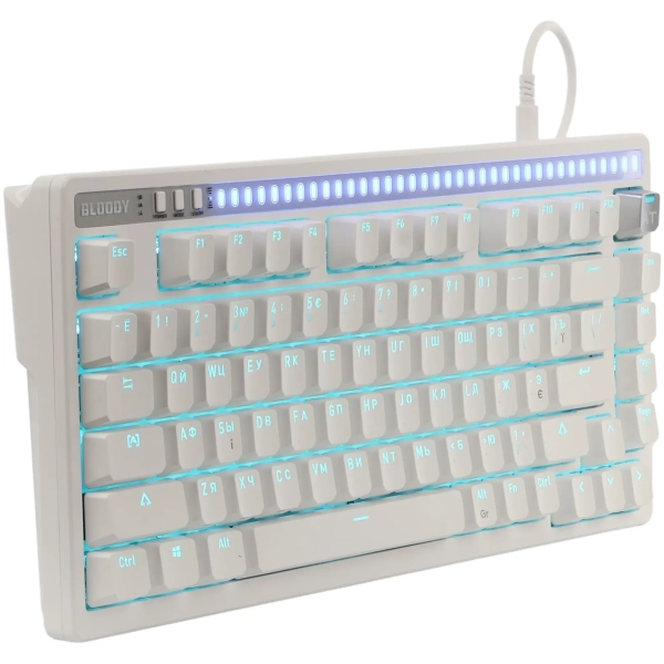 Купити Клавіатура A4Tech Bloody AT75 White - фото 3