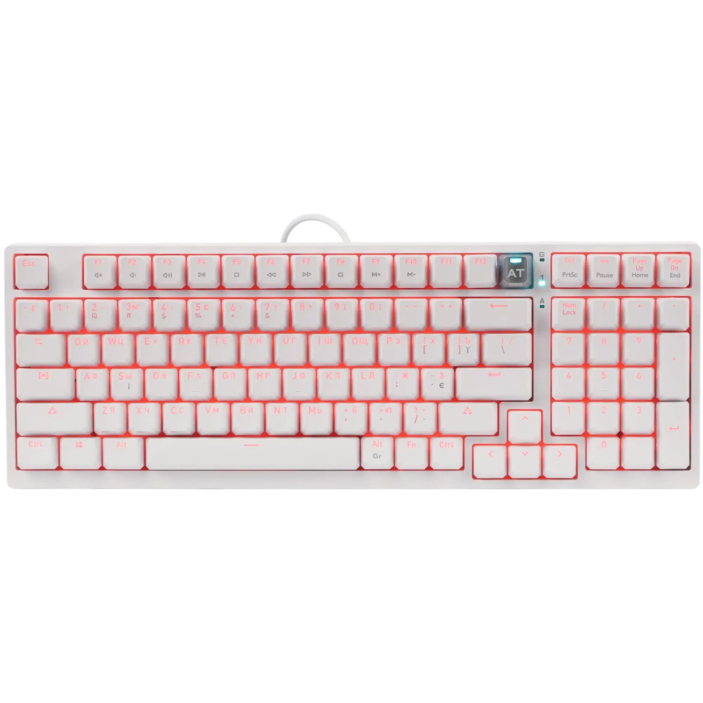 Купити Клавіатура A4Tech Bloody AT98 White - фото 1