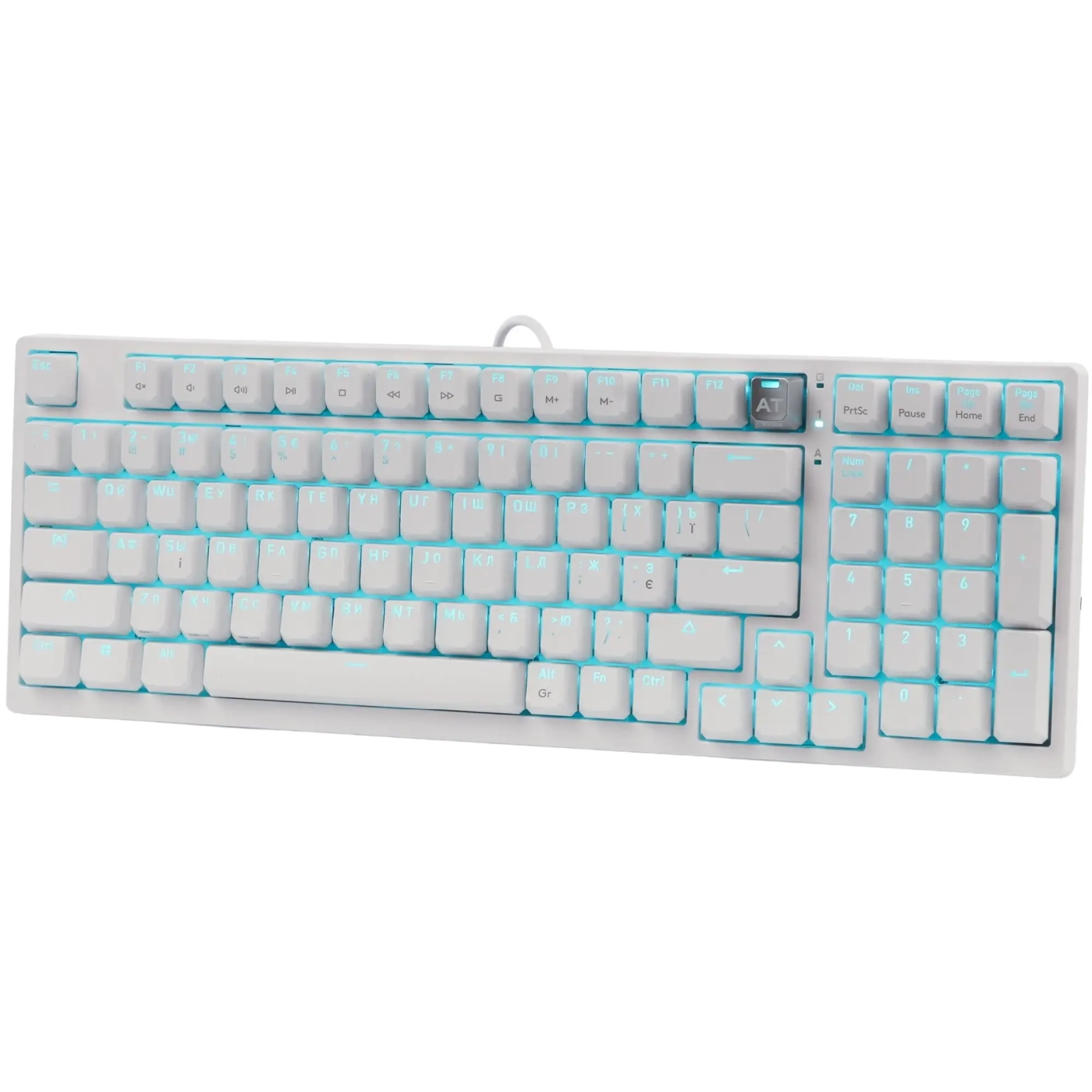 Купити Клавіатура A4Tech Bloody AT98 White - фото 2