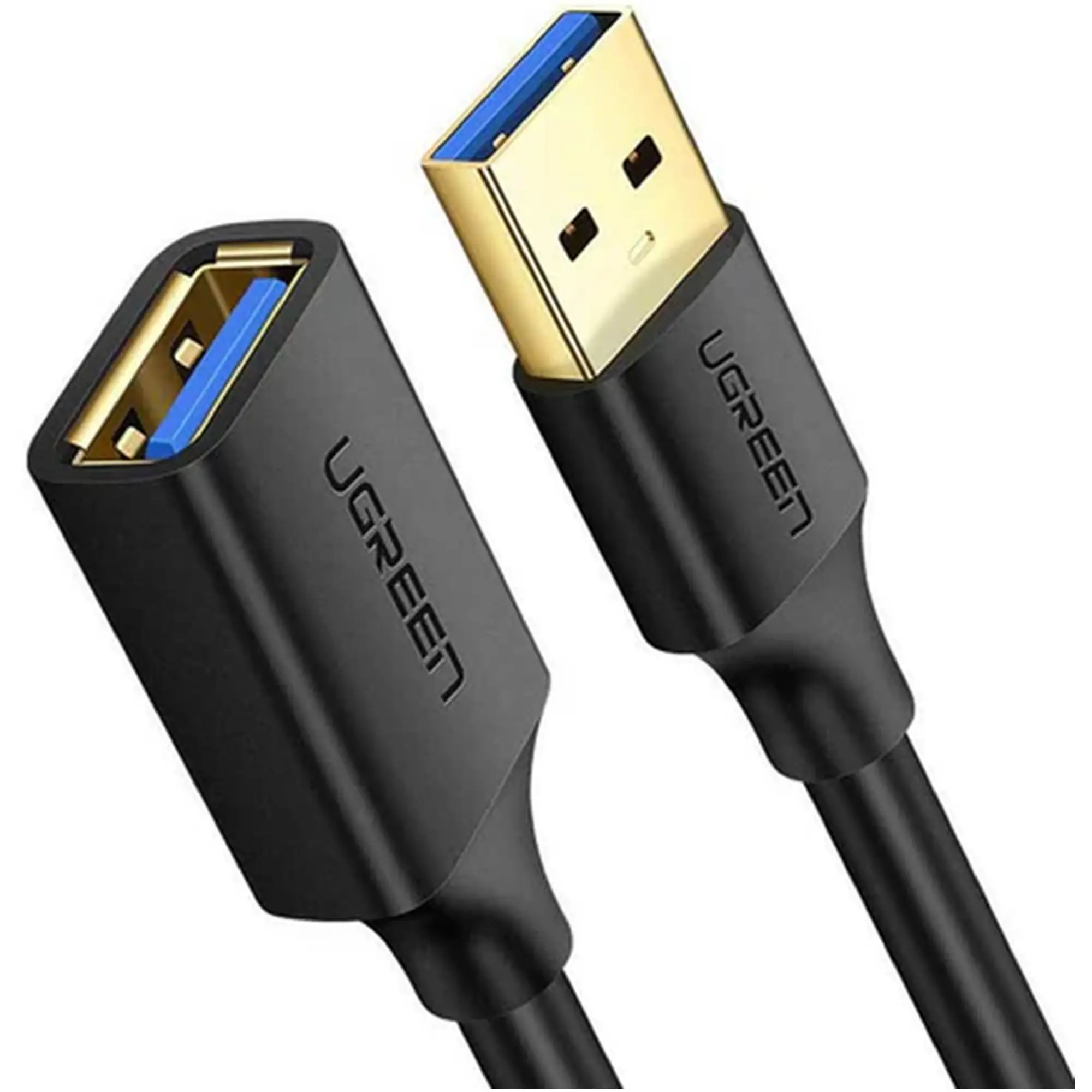 Купить Кабель UGREEN US129 USB 3.0 Extension Male Cable 0.5m Black (30125) - фото 1
