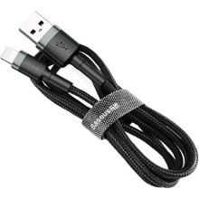 Купити Кабель Baseus Cafule Lightning Cable 2A 3m Gray/Black (CALKLF-RG1) - фото 1