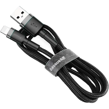 Купити Кабель Baseus Cafule Lightning Cable 2A 3m Gray/Black (CALKLF-RG1) - фото 1