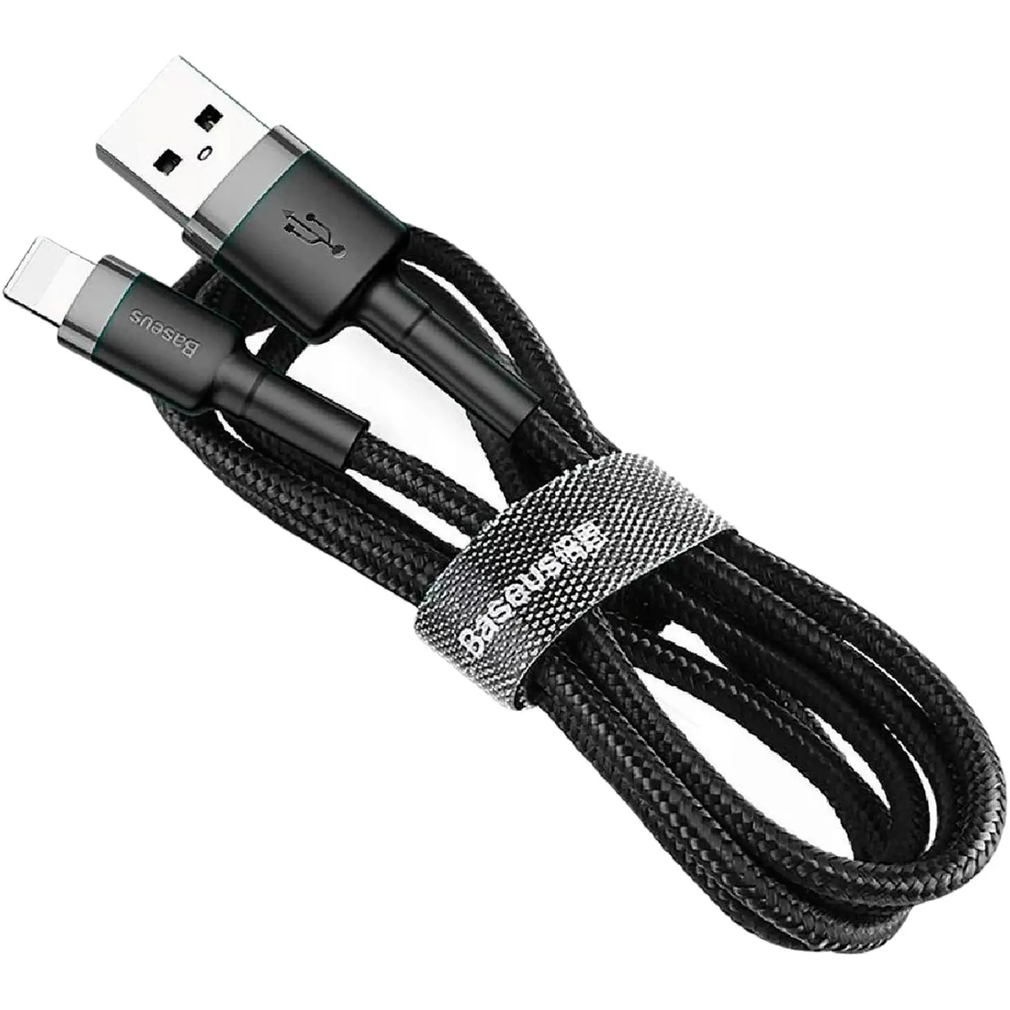 Купити Кабель Baseus Cafule Lightning Cable 2A 3m Gray/Black (CALKLF-RG1) - фото 1