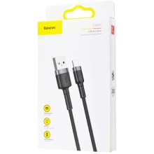 Купити Кабель Baseus Cafule Lightning Cable 2A 3m Gray/Black (CALKLF-RG1) - фото 3