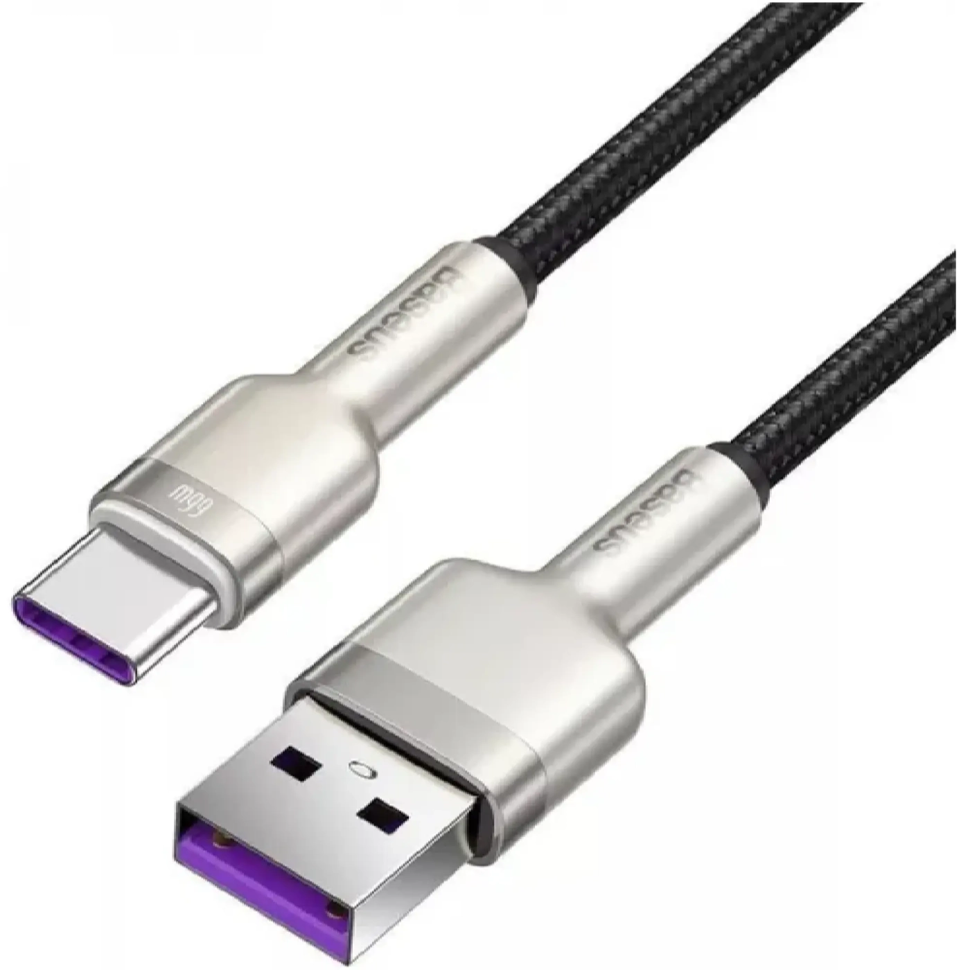 Купити Кабель Baseus Cafule Metal USB - USB-C 66W 1m Black (CAKF000101) - фото 2