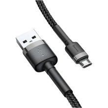 Купити Кабель Baseus Cafule USB - MicroUSB 0.5m Black (CAMKLF-AG1) - фото 5