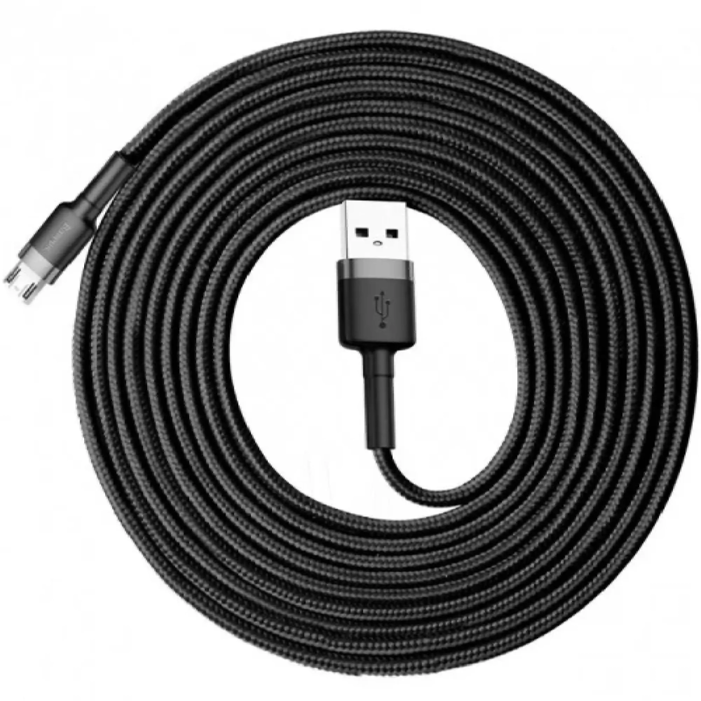 Купити Кабель Baseus Cafule USB - MicroUSB 1.5A 1m Black (CAMKLF-BG1) - фото 2