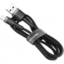 Купити Кабель Baseus Cafule USB - MicroUSB 1.5A 1m Black (CAMKLF-BG1) - фото 4