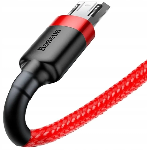 Купить Кабель Baseus Cafule USB - MicroUSB 1m Red (CAMKLF-B09) - фото 4