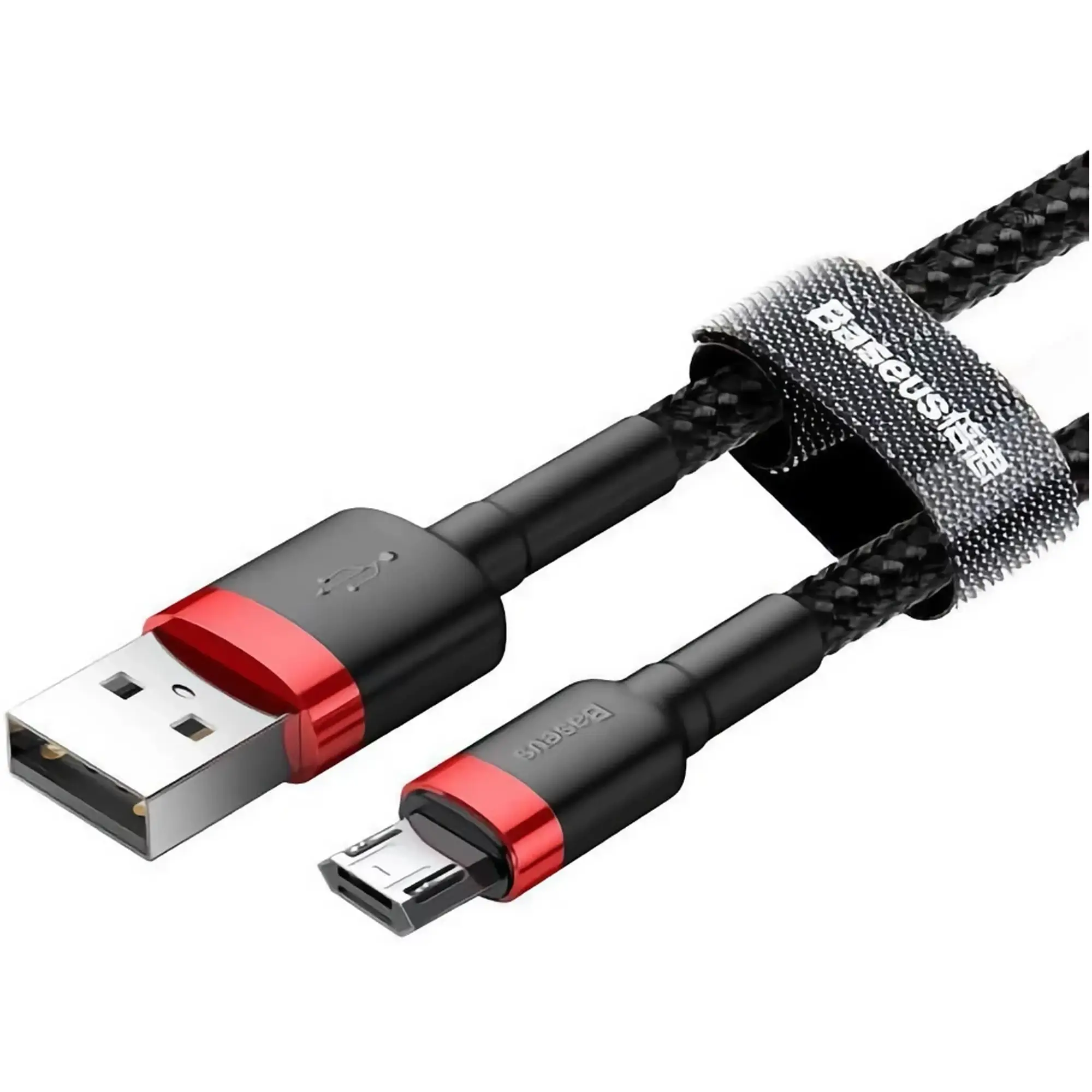 Купить Кабель Baseus Cafule USB - MicroUSB 1m Red-Black (CAMKLF-B91) - фото 3