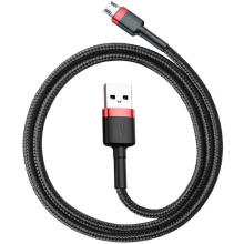 Купить Кабель Baseus Cafule USB - MicroUSB 1m Red-Black (CAMKLF-B91) - фото 5