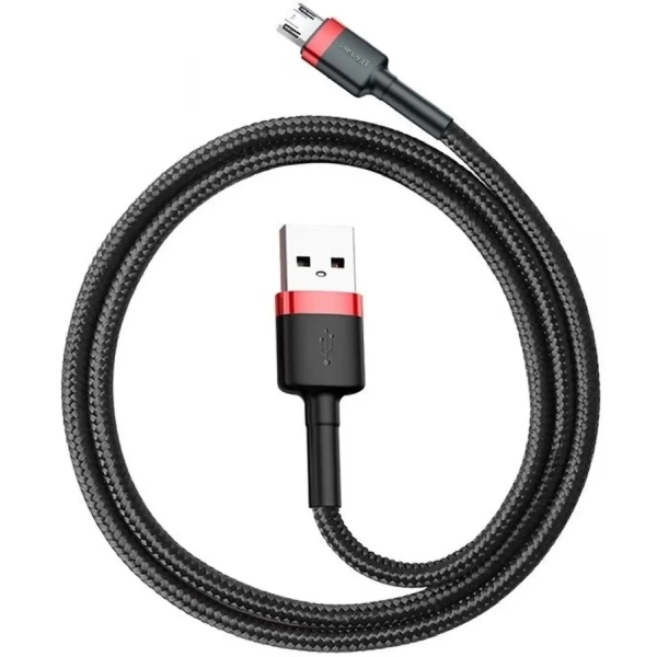 Купить Кабель Baseus Cafule USB - MicroUSB 1m Red-Black (CAMKLF-B91) - фото 5