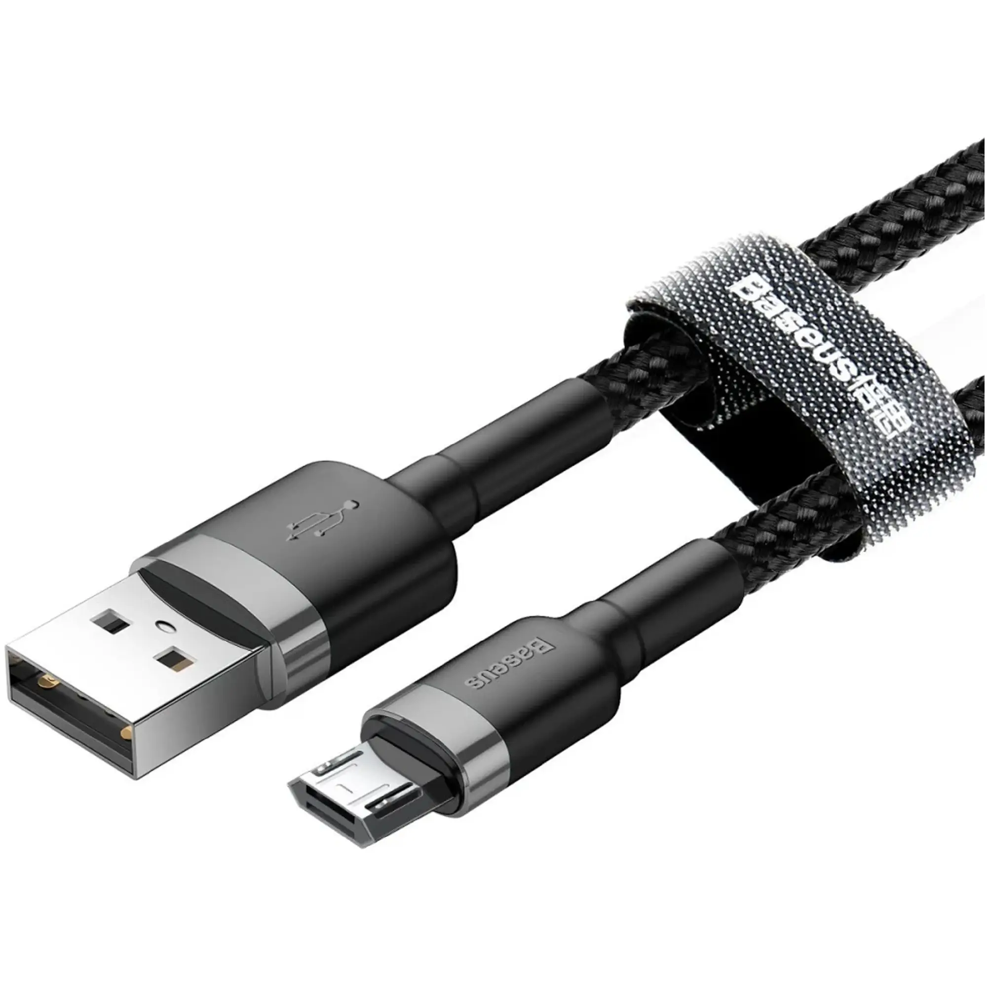 Купити Кабель Baseus Cafule USB - MicroUSB 3m Black (CAMKLF-HG1) - фото 3
