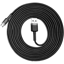 Купити Кабель Baseus Cafule USB - MicroUSB 3m Black (CAMKLF-HG1) - фото 5