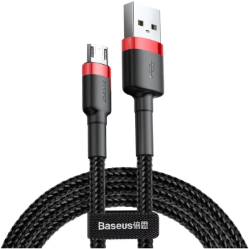 Купити Кабель Baseus Cafule USB - MicroUSB 3m Red-Black (CAMKLF-H91) - фото 1