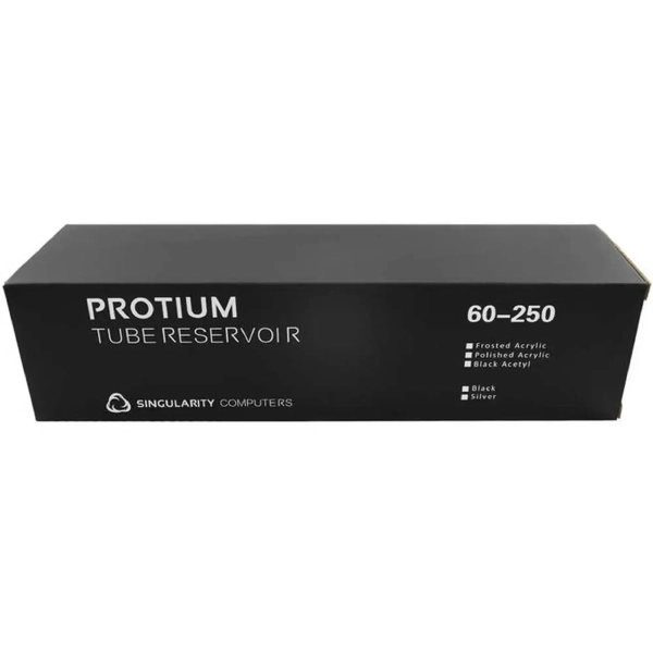 Купити Резервуар Singularity Computers Protium reservoir 250mm - acetal, black / silver (SC-PROTIUM-L-SA) - фото 5