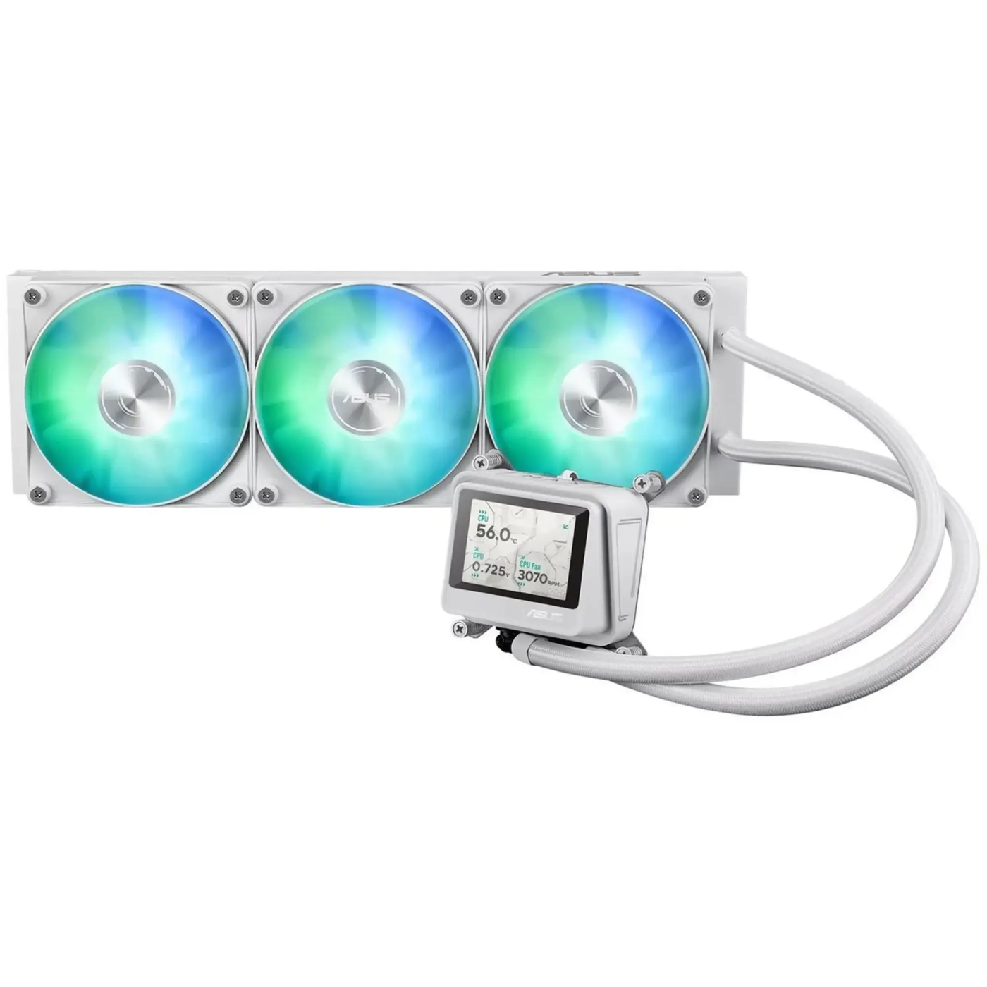 Купити Система водяного охолодження ASUS MAX GAMING LC 360 ARGB LCD WHT (90RC01G2-B0EAY0) - фото 2
