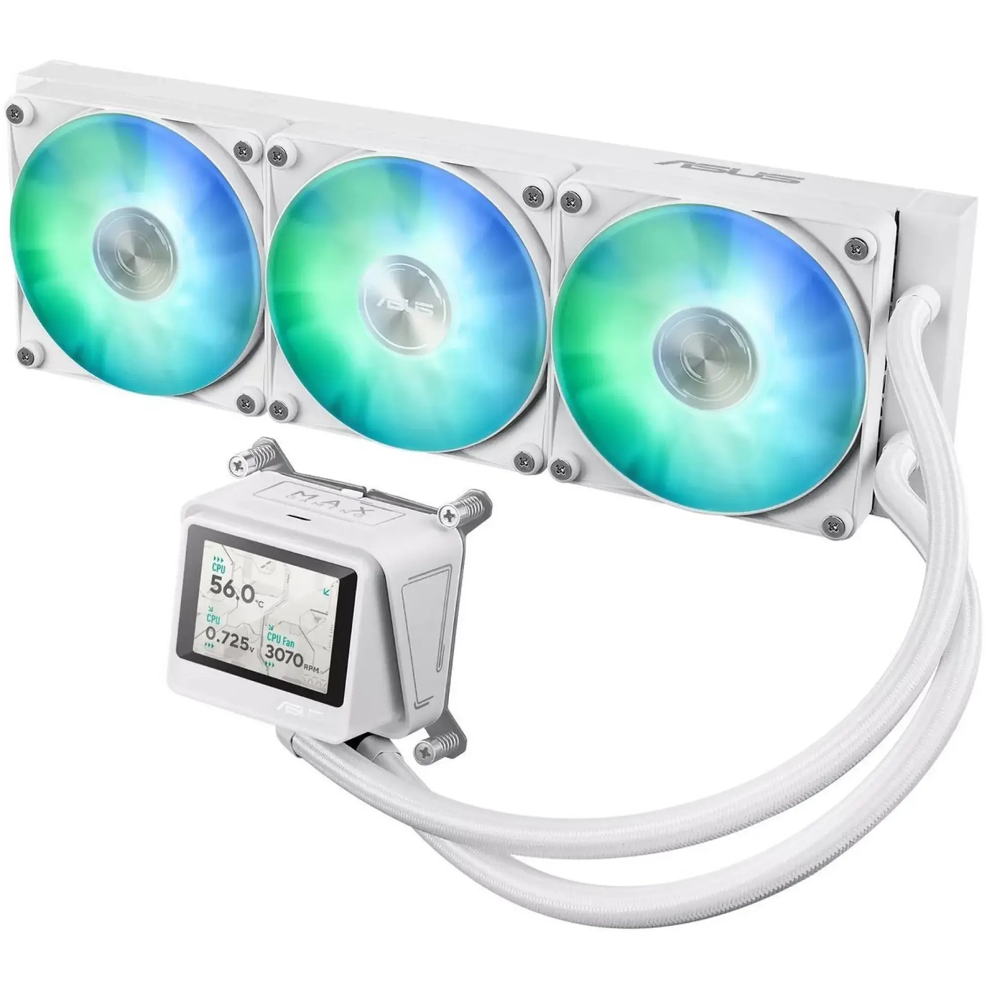 Купити Система водяного охолодження ASUS MAX GAMING LC 360 ARGB LCD WHT (90RC01G2-B0EAY0) - фото 3