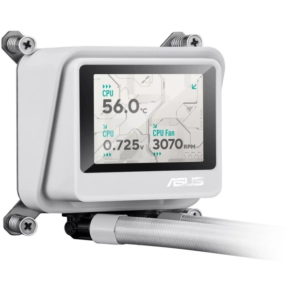 Купити Система водяного охолодження ASUS MAX GAMING LC 360 ARGB LCD WHT (90RC01G2-B0EAY0) - фото 10