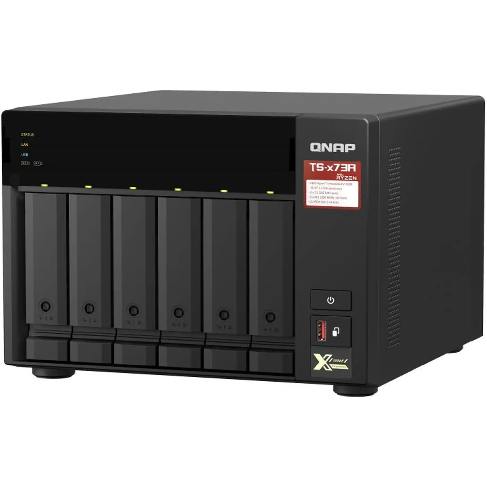Купити Мережеве сховище NAS QNAP TS-673A-8G - фото 5