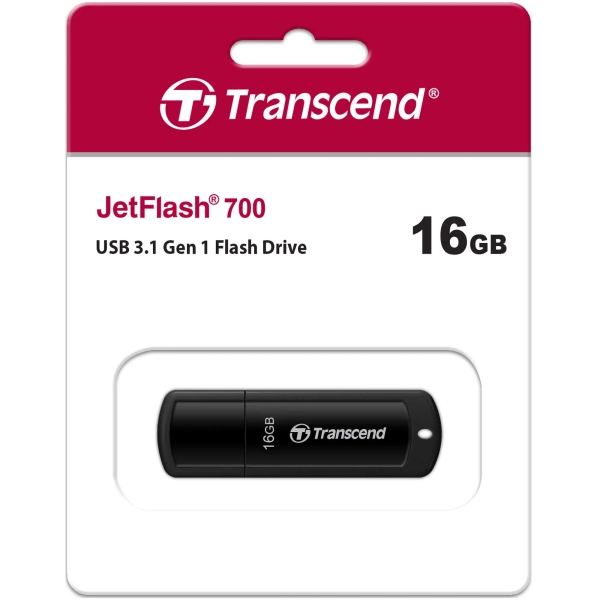 Купити Флеш накопичувач 16GB USB Transcend JetFlash 700 (TS16GJF700) - фото 2