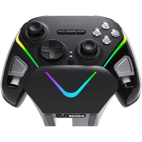 Купити Геймпад Ajazz GP100S 2.4G/BT/USB Switch/PC/iOS/Android RGB Black (GP100S-B) - фото 2