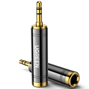 Купить Переходник UGREEN AV168 3.5mm Male to 6.35mm Female Black (60711) - фото 1