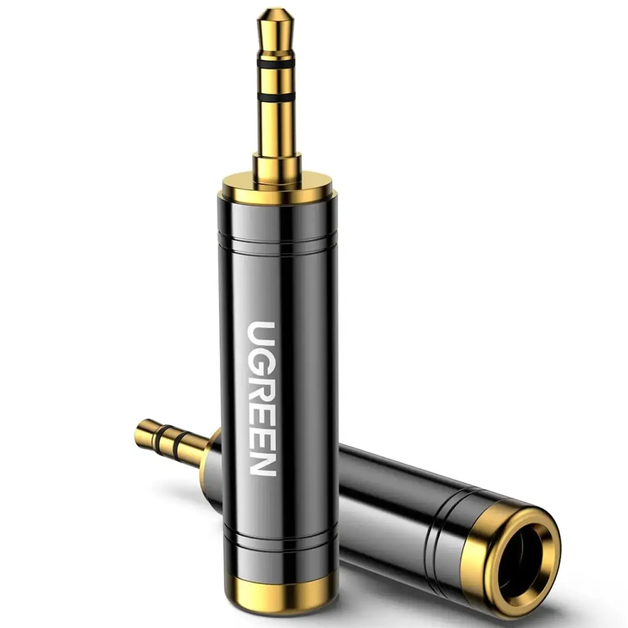 Купити Перехідник UGREEN AV168 3.5mm Male to 6.35mm Female Black (60711) - фото 1