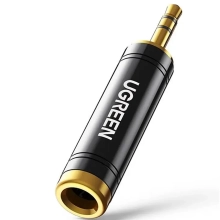 Купити Перехідник UGREEN AV168 3.5mm Male to 6.35mm Female Black (60711) - фото 2