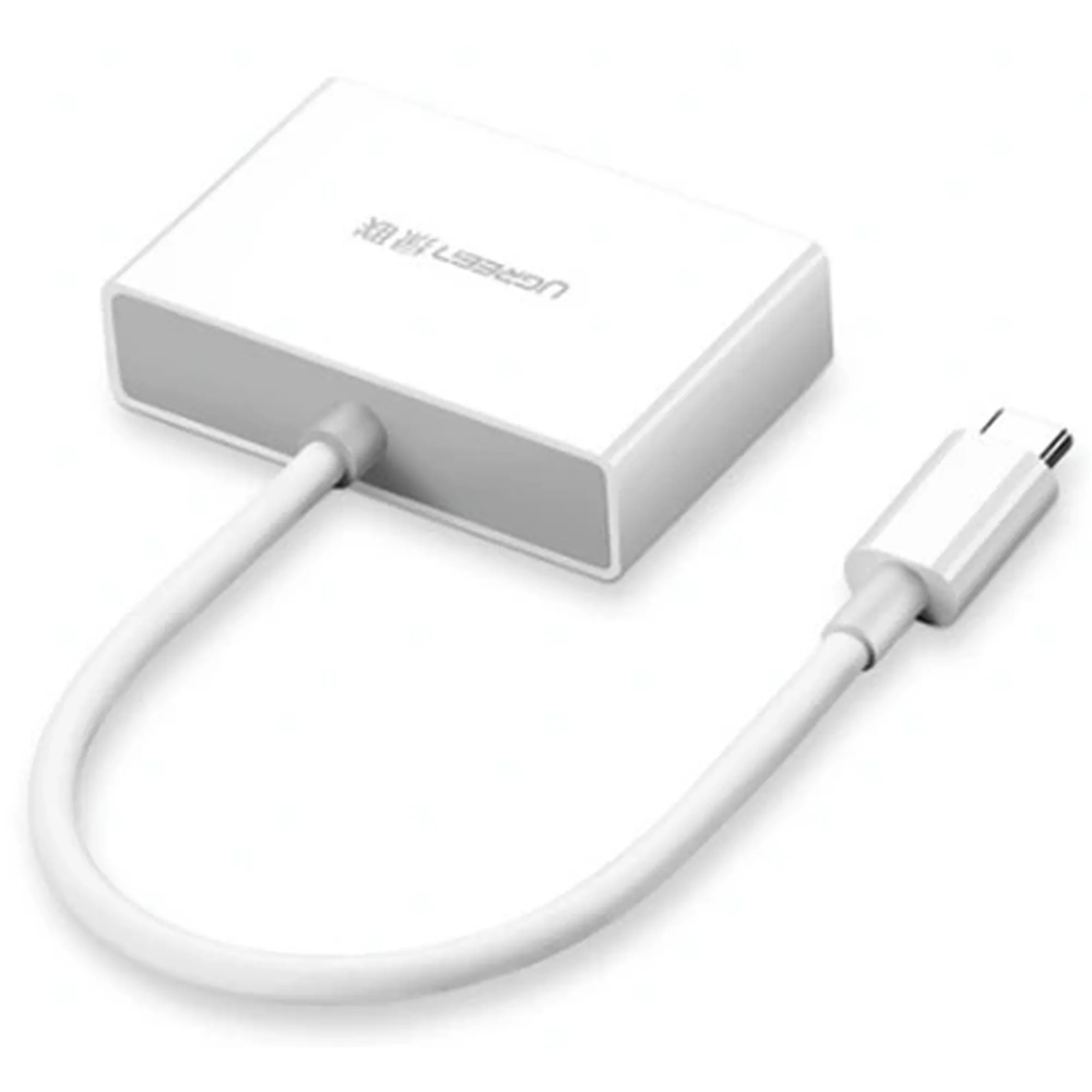 Купить Переходник UGREEN MM123 USB-C to HDMI + VGA White (30843) - фото 2