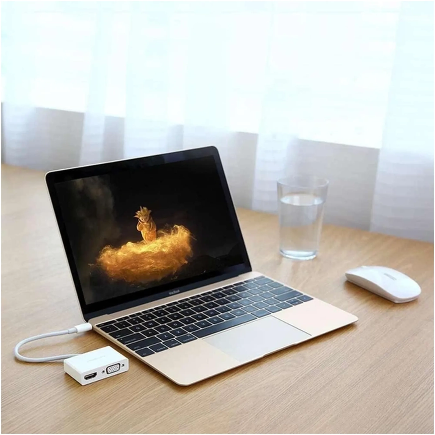 Купить Переходник UGREEN MM123 USB-C to HDMI + VGA White (30843) - фото 4