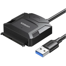 Купить Переходник UGREEN CR108 USB 3.0 Type-A to SATA III (F) + DC Adapter (20611) - фото 2