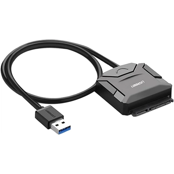 Купить Переходник UGREEN CR108 USB 3.0 Type-A to SATA III (F) + DC Adapter (20611) - фото 4