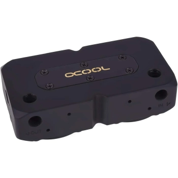 Купить Топ для помпи Alphacool Eisdecke D5 dual brass top - deep black (13322) - фото 1