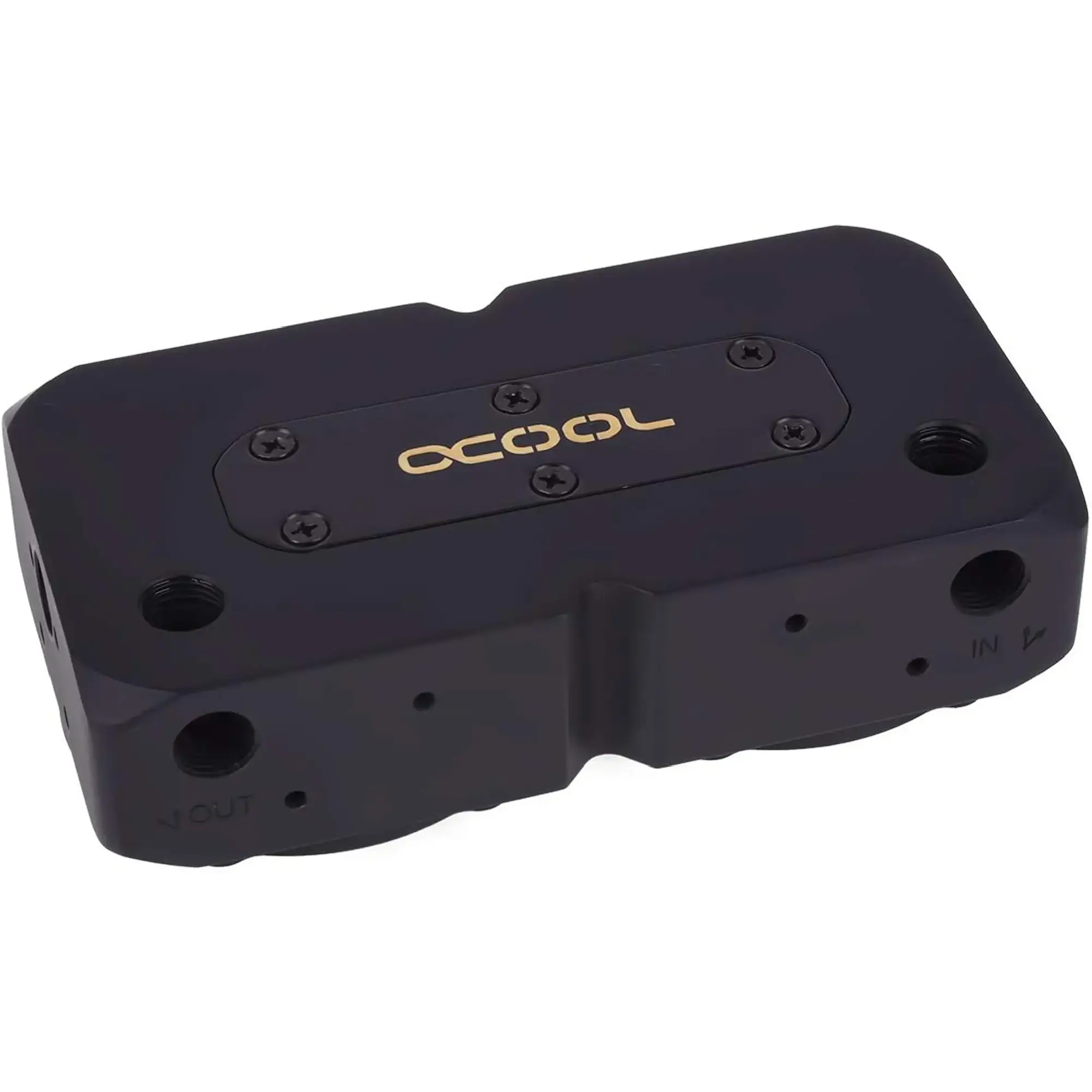 Купить Топ для помпи Alphacool Eisdecke D5 dual brass top - deep black (13322) - фото 1