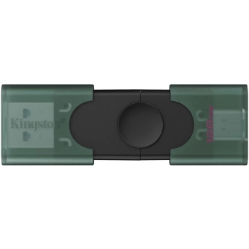 Купить Флеш накопитель 128GB USB Kingston DataTraveler Duo G2 Black/Green (DTDEG2/128GB) - фото 1