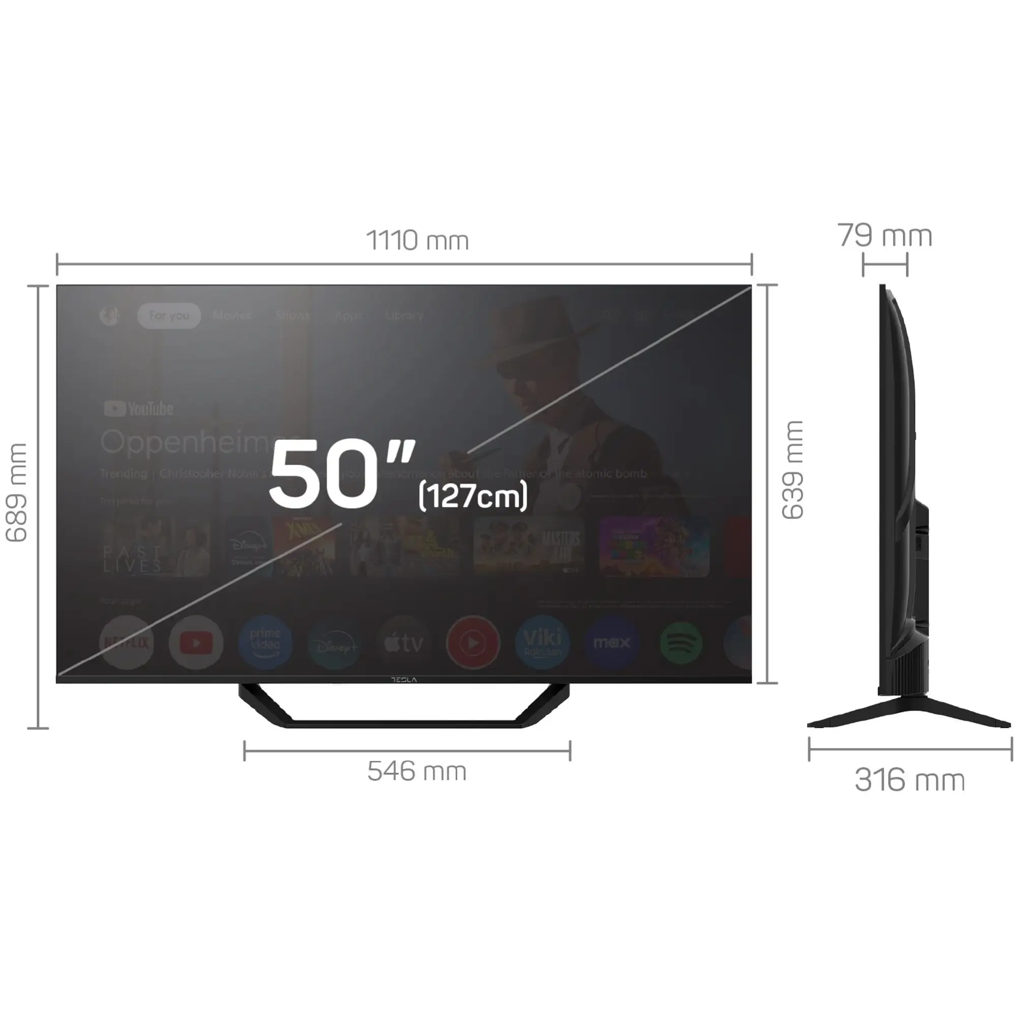 Купити Телевізор Tesla 50E655BUS - фото 12