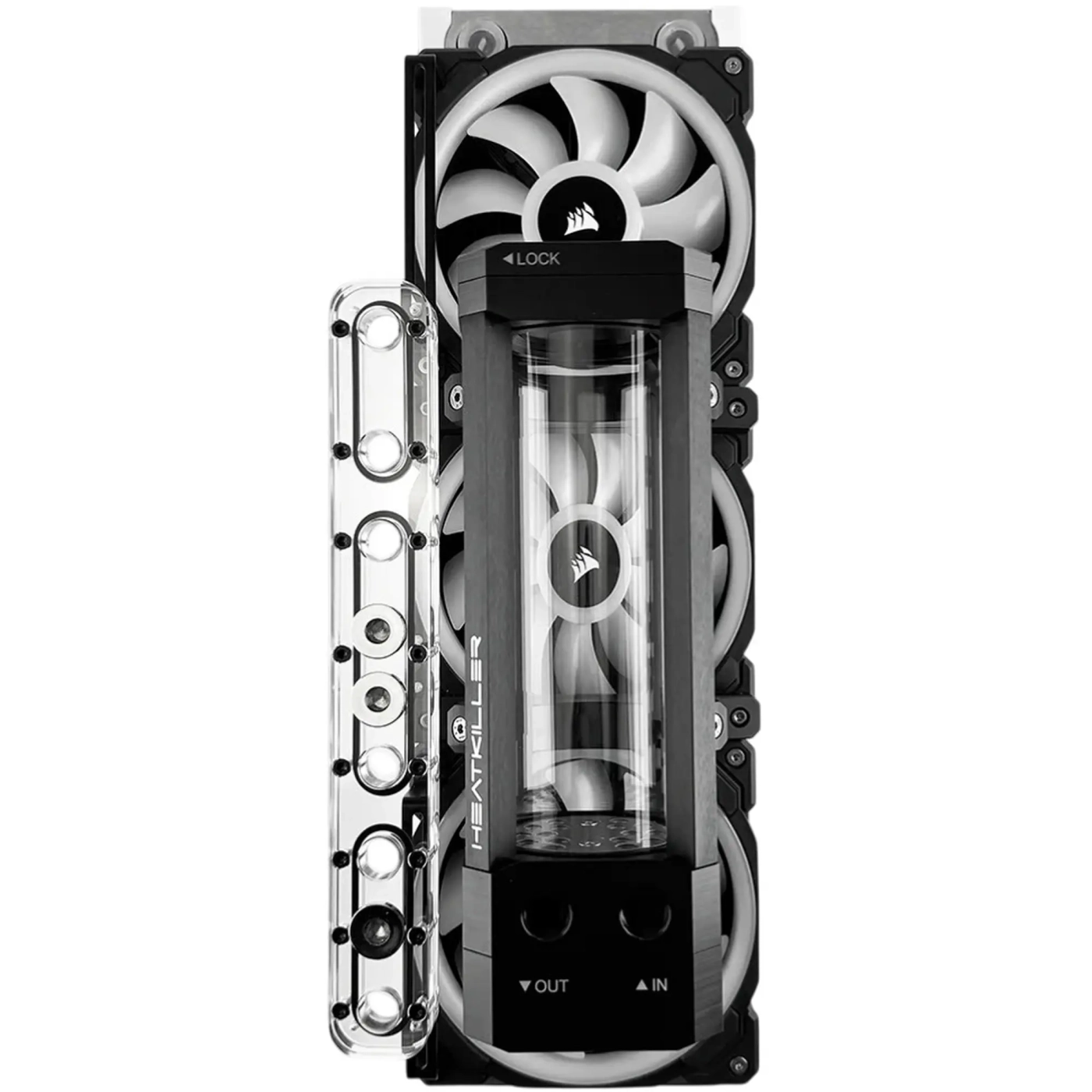 Купить Терминал Alphacool Stealkey CubeTube Distroplate 240mm (SW10134) - фото 2