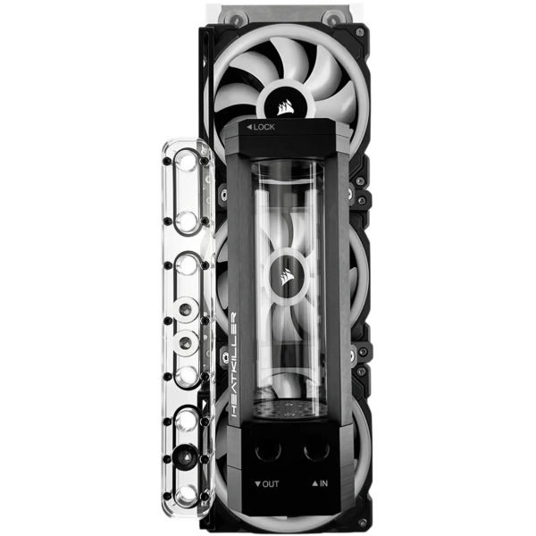 Купить Терминал Alphacool Stealkey CubeTube Distroplate 240mm (SW10134) - фото 2