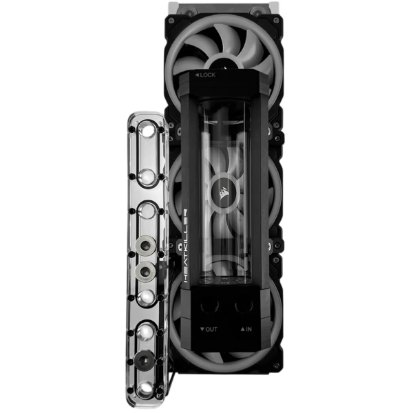 Купить Терминал Alphacool Stealkey CubeTube Distroplate 240mm (SW10134) - фото 8