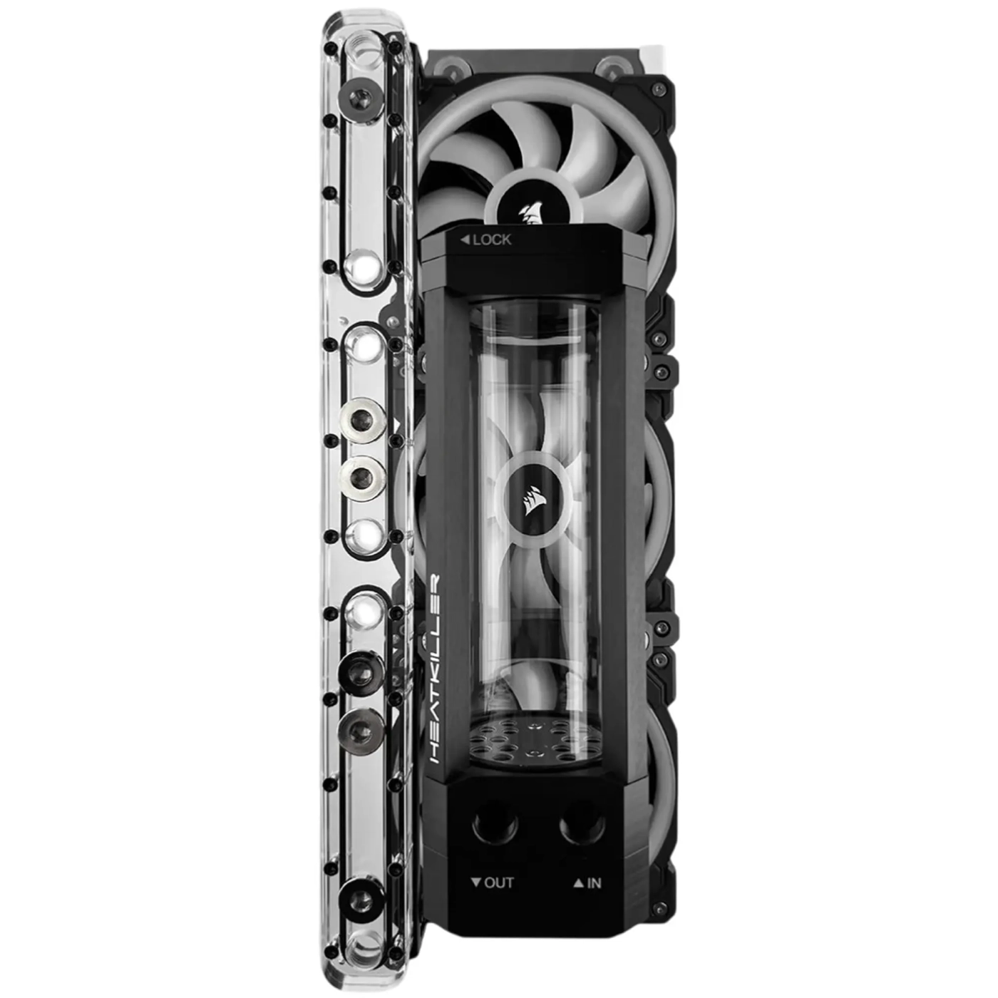 Купить Терминал Alphacool Stealkey CubeTube Distroplate 360mm (SW10133) - фото 6
