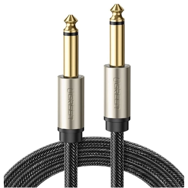 Купити Кабель UGREEN AV128 6.35mm Male to 6.35mm Male Cable 2m Gray (10638) - фото 2