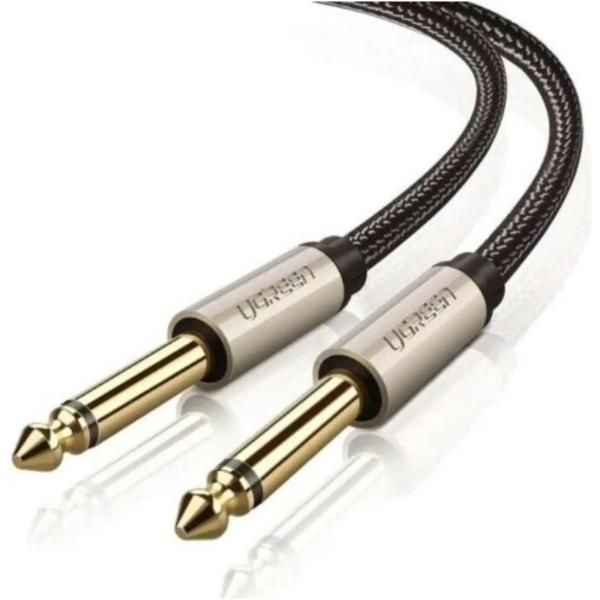 Купити Кабель UGREEN AV128 6.35mm Male to 6.35mm Male Cable 2m Gray (10638) - фото 3