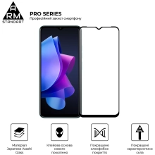 Купить Защитное стекло ArmorStandart Pro для TECNO Spark Go 2023 (BF7) Black (ARM67166) - фото 2