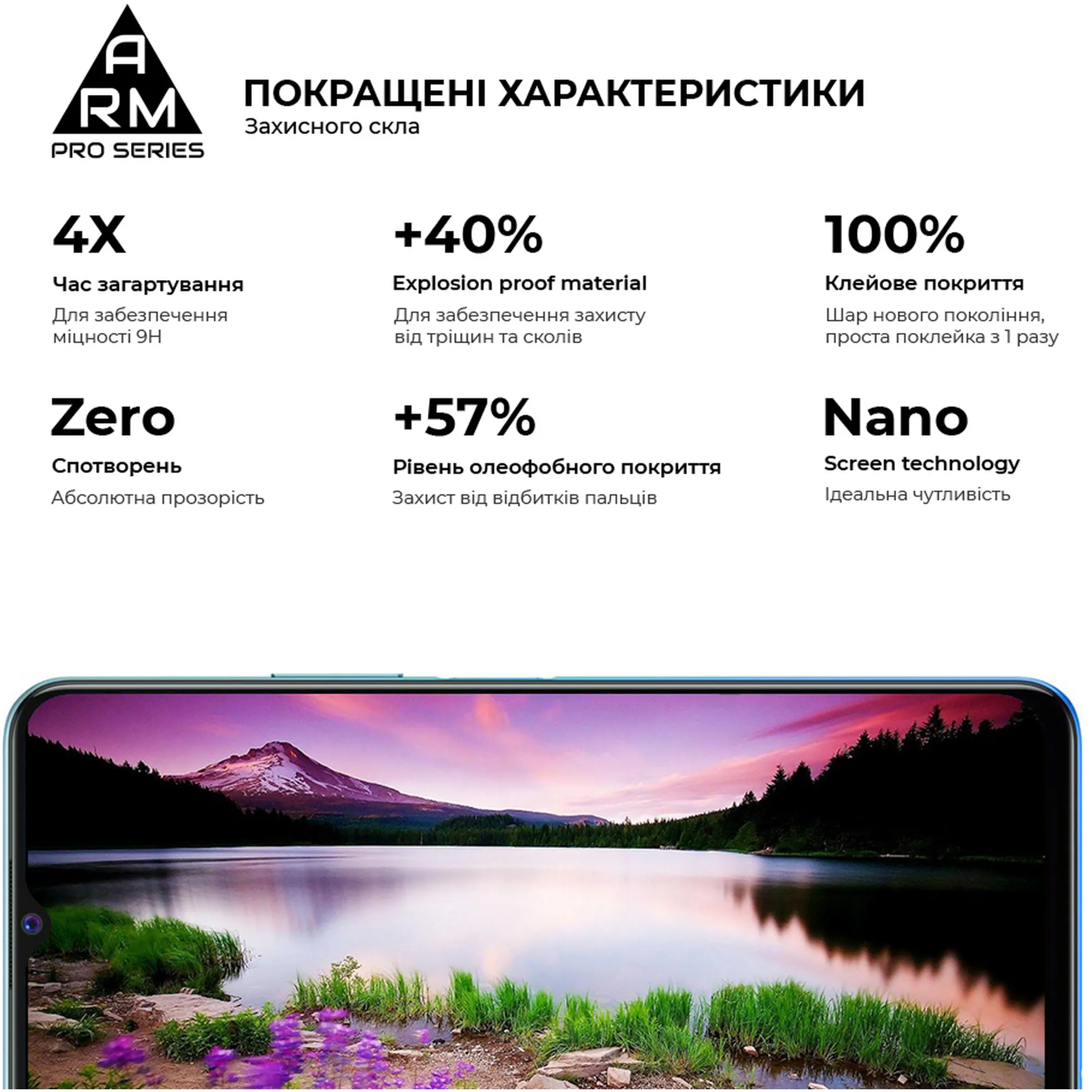 Купить Защитное стекло ArmorStandart Pro для Vivo Y53s Black (ARM59820) - фото 4